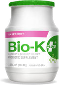 Bio-K Plus Organic Raspberry Fermented Pea Probiotic 6 Pack 3.5 Fz