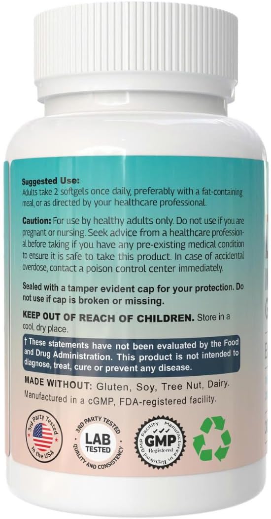 Vitamin D3 K2 Mangesium Supplement - Extra Strength with 10000 IU Vitamin D3 Magnesium Glycinate and 200 mcg K2 MK-7 Vitamin Supplements Complex for Women &amp Men - 300 Softgels