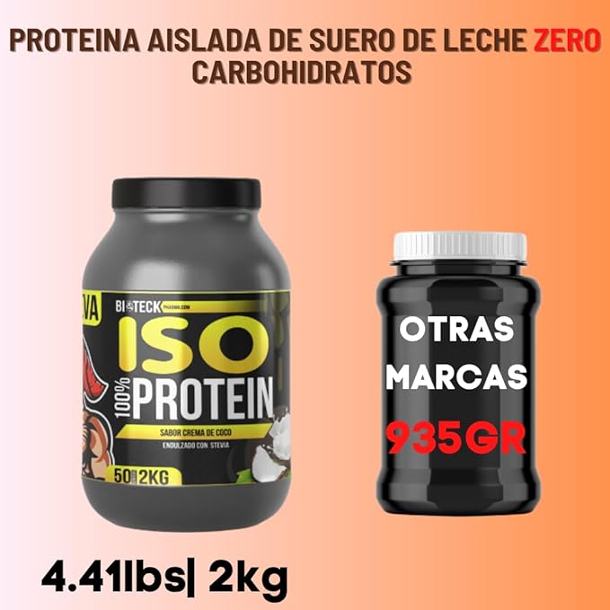 BIOTECKPHARMA | ISO Protein Coconut Cream Flavor ... (Coconut Cream 2KG)