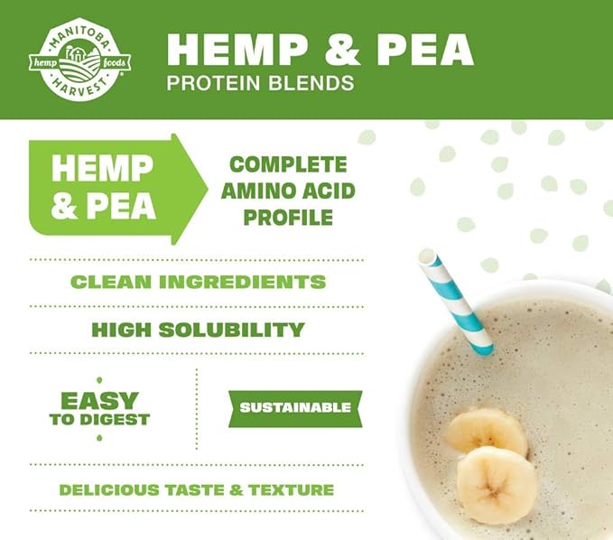 Manitoba Harvest Hemp Yeah Organic Plant-Based Protein Powder with 20g of Complete Plant 2g of Fiber &amp 2g Omegas 3&amp6 Non-GMO Vegan Unsweetened 16 Oz Packaging May Vary