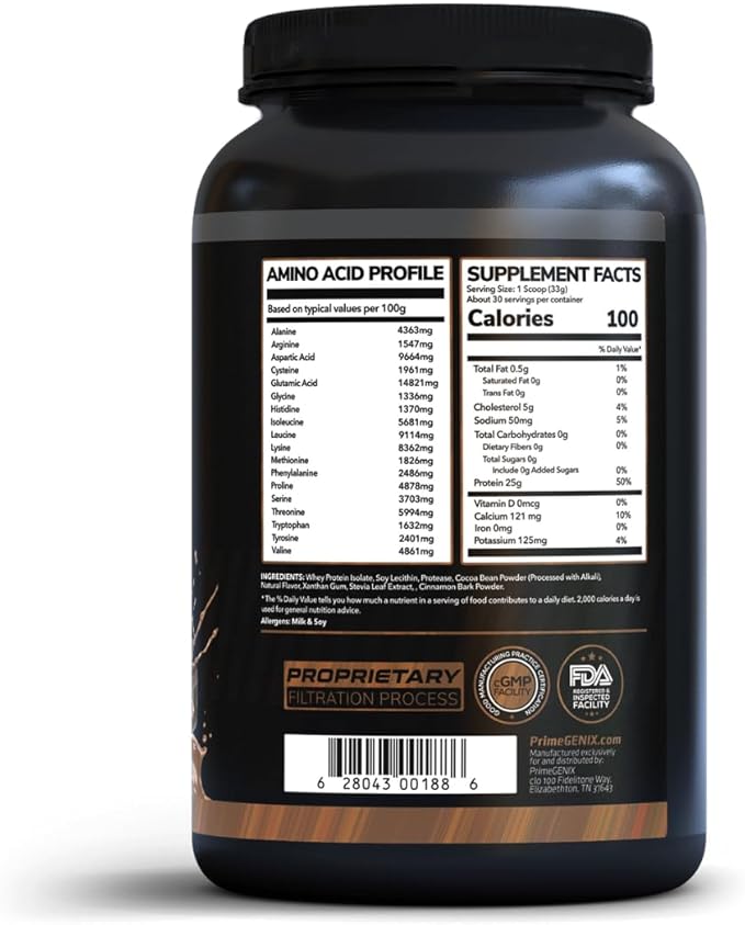Grass-Fed Whey Protein Powder - 34 Servings of Chocolate Protein Powder with Zero Sugar Supports Healthy Metabolism Helps Gain Energy &amp Supports Physical Performance During Workouts