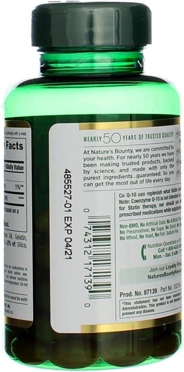 Nature's Bounty CoQ10 200 mg Q-Sorb Softgels 80 ct