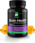 DAIWA Advanced Omega-3 Brain Supplement - Phospholipid Omega Formula with Hokkaido Scallop Oil Plasmalogen for Memory Focus and Cognitive Wellness - 30 Softgels