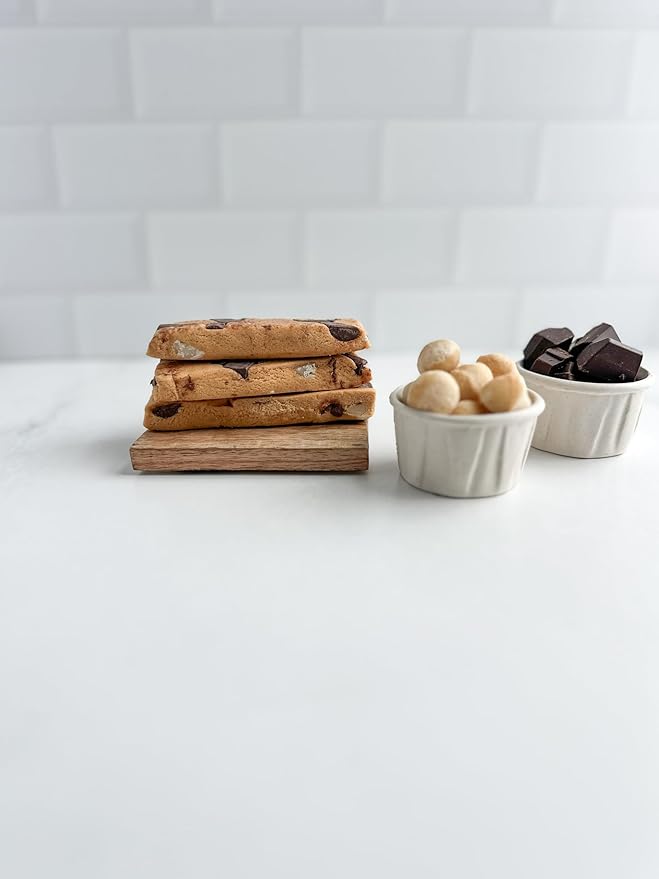 Gaia Foods Protein Bar Chocolate Macadamia Protein Bar Pack of 12 Protein Bars | 20g of Protein | Seed Oil Free | Soy Free | High Protein