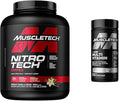 MuscleTech Nitro-Tech Ripped | Lean Whey Protein Powder/Isolate &amp Platinum Multivitamin for Immune Support 18 Vitamins &amp Minerals Vitamins A C D E B6 B12 Daily Workout Supplements for Men 90 C