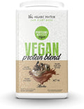 Portions Master Vegan Protein Blend Complete Plant Based Protein Powder with Pea Hemp Seed Goji Blend Medium Chain Triglycerides (750g Mocha)