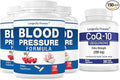 [BP Value Pack] Longevity Blood Pressure Formula 150 caps x 3 Bottles with 1 Free Bottle of CoQ10 [30 Veggie caps]