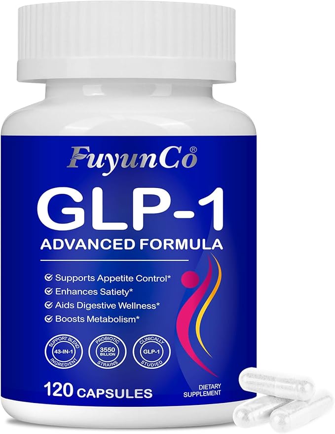 GLP 1 Supplement GLP-1 Probiotic for Appetite Regulate &amp Gut Health Reduce Hunger &amp Cravings for Digestive Promote GLP-1 Production &amp Support Weight Management Vegan for Women &amp Me