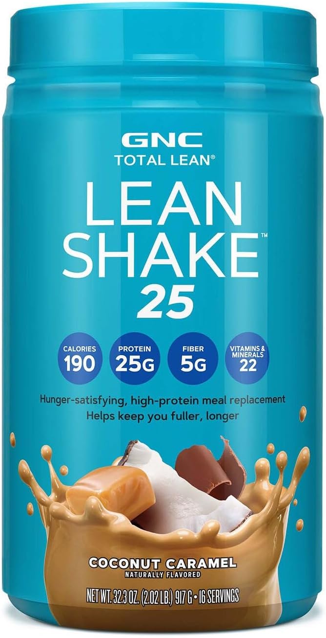 GNC Total Lean Lean Shake 25 - Coconut Caramel (16 Servings)