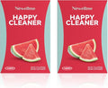 NEWELLME Happy Cleaner Digestive Supplement Powder Gut Health Drink Mix with Probiotics Digestive Enzymes &amp Fiber Supports Digestion and Bloating Watermelon Flavor 28 Sachets (2 Boxes)