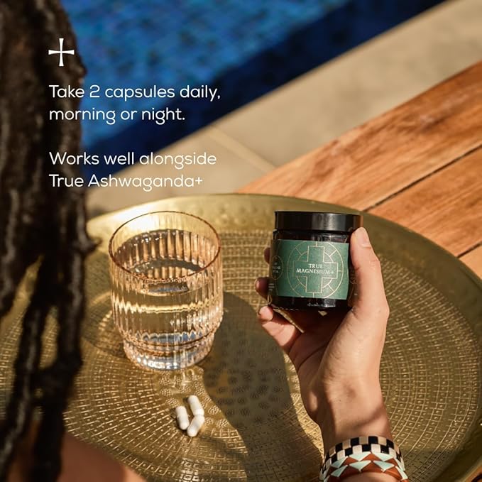 Ancient + Brave Triple Magnesium Capsules 30 Servings Triple Magnesium Complex for Women Energy and Relaxation Support Nervous System and Mood Balance Vegan for Daily Wellbeing