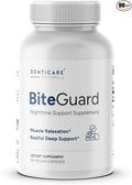 Denticare Bite-Guard for Teeth Grinding &amp Clenching Calms Jaw with Magnesium - 90 Capsules (Non-GMO Vegan)
