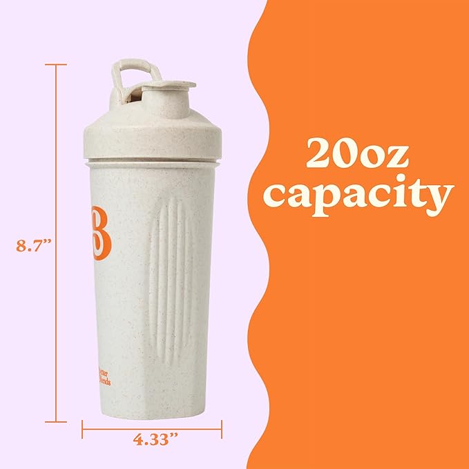 Gut-Friendly Protein Powder + Shaker Bottle for Sensitive Stomachs Low FODMAP 20g Vegan Pea &amp Rice Protein with Prebiotic Fiber Dairy &amp Gluten Free No Gums or Sugar Vanilla Dream