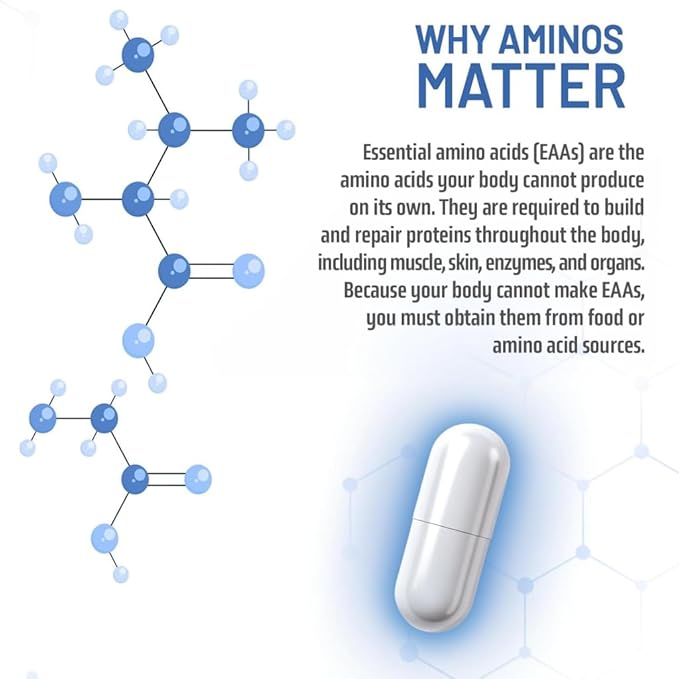 NAUTILUS Muscle Code Essential Amino Acid Capsules – Muscle Synthesis &amp Repair &amp Strength – Unflavored – 60 Servings – Clinically Studied – 0g Sugar Keto Vegan Gluten Free Dairy Free