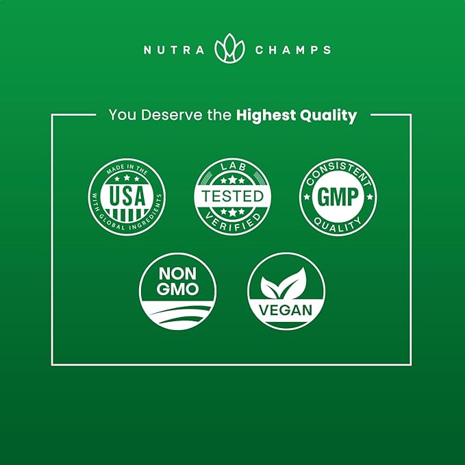 NutraChamps Pycnogenol French Maritime Pine Bark Extract Premium Circulation Complex Blood Flow Nitric Oxide Production Superior Absorption Results with Black Pepper Extract 60 Capsules