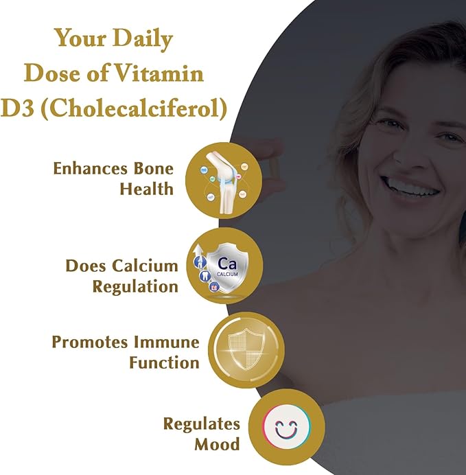 Planet Ayurveda Plant Based Vitamin D3 Organic Healthy Bones Immunity Mood for Women Men Children 60 CT (30-60 Days) (Pack of 1)