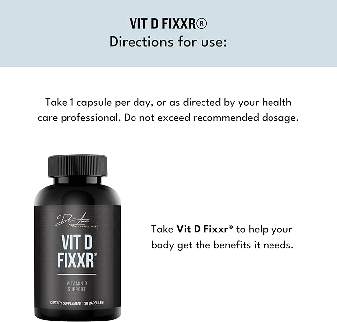 VIT D by Dr. Amie | High Potency Vitamin D with K1 K2 and geranylgeraniol (GG) | 10000 IU per Capsule | 30 Day Supply 30 Capsules