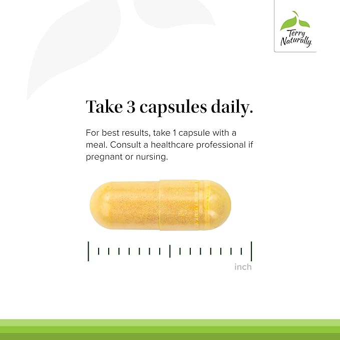 Terry Naturally Healthy Knees &amp Joints - Dietary Supplement to Support Bone Health &amp Joint Flexibility - Healthy Knee &amp Hip Aid with Calcium Fructoborate - 60 Capsules 2 Pack