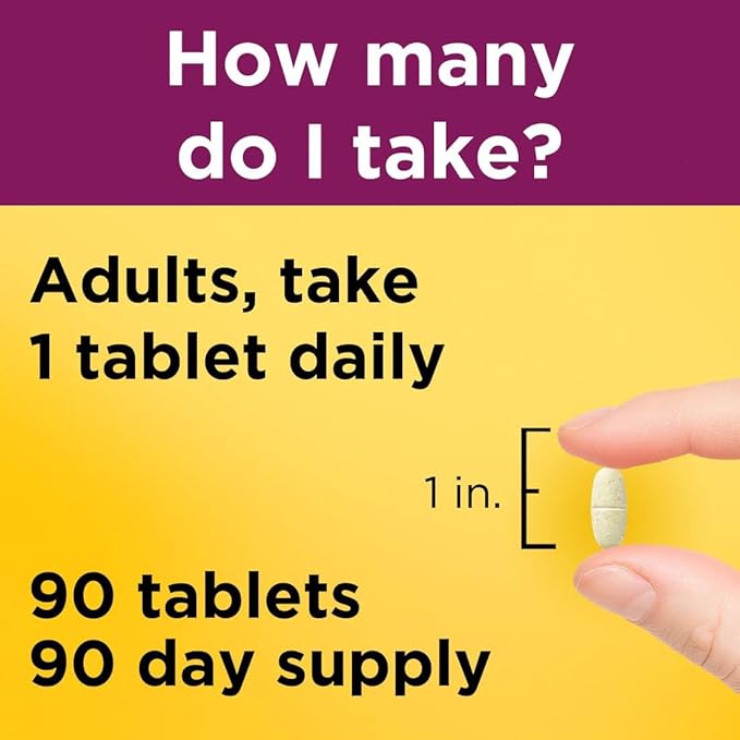 Nature Made Multi for Her 50+ Vitamin &amp Mineral Tabs 90 ct (Pack of 2) (Packaging May Vary)