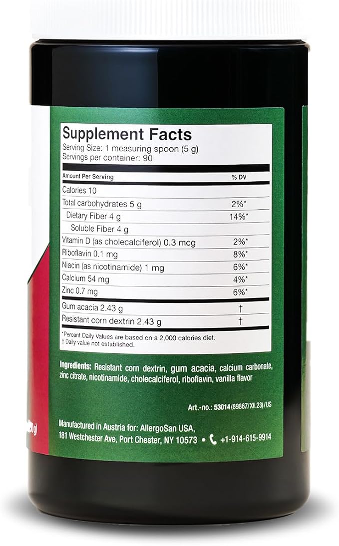 OMNi BiOTiC Omni-Logic Immune Prebiotic for Immunity - Supports Gut Health &amp Immunity with Acacia Fiber Vitamin D Calcium Vitamin B3 - Non-GMO &amp Hypoallergenic Gut Health (90 Daily Servings