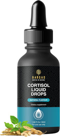 Cortisol Drops – Natural Herbal Liquid Supplement for Daily Stress Support Mood Balance &amp Adrenal Health – Calming Botanical Extracts – Alcohol-Free Formula – 2 fl oz