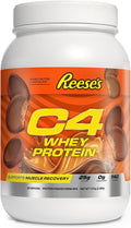 Cellucor C4 Whey Protein Powder Reese's Peanut Butter &amp Chocolate - 25g Protein 0g Added Sugar 140 Calories Per Serving Supports Muscle Recovery 28 Servings Premium Whey for Post-Workout