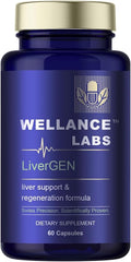 LiverGEN Advanced Liver Support with Milk Thistle ALA MSM B-Vitamins 1 Bottle