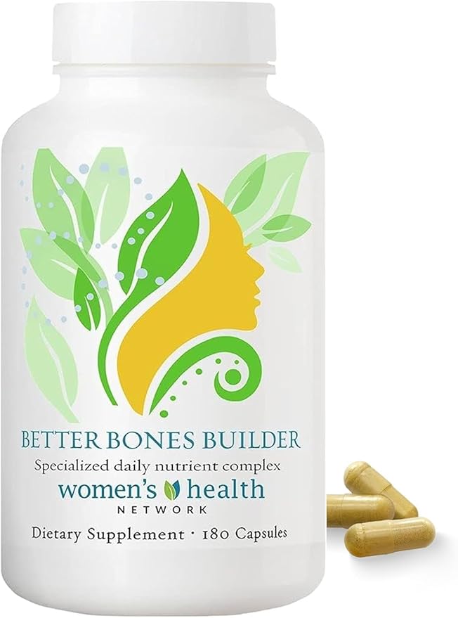 Better Bones Builder - 32-in-1 Calcium Supplements for Women 300mg Calcium with Vitamin A C D3 K and 300mg Magnesium Zinc Selenium &amp Trace Minerals for Bone Strength - 180 Count (30 Days Sup
