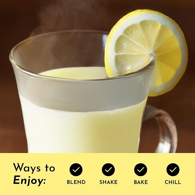 Bone Broth Protein Powder – Lemon Cream | 15 Servings | 21g Grass-Fed Protein per Serving | Dairy-Free | Collagen for Gut Skin &amp Joint Support | Made with Real Food Ingredients