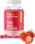 Hair Growth Gummies with Biotin 5000mcg + Vitamins C E &amp Zinc - Helps Prevent Hair Thinning &amp Loss - Stronger Hair Skin &amp Nails - Vegan Non-GMO - 60 Strawberry Gummies for Women &amp M