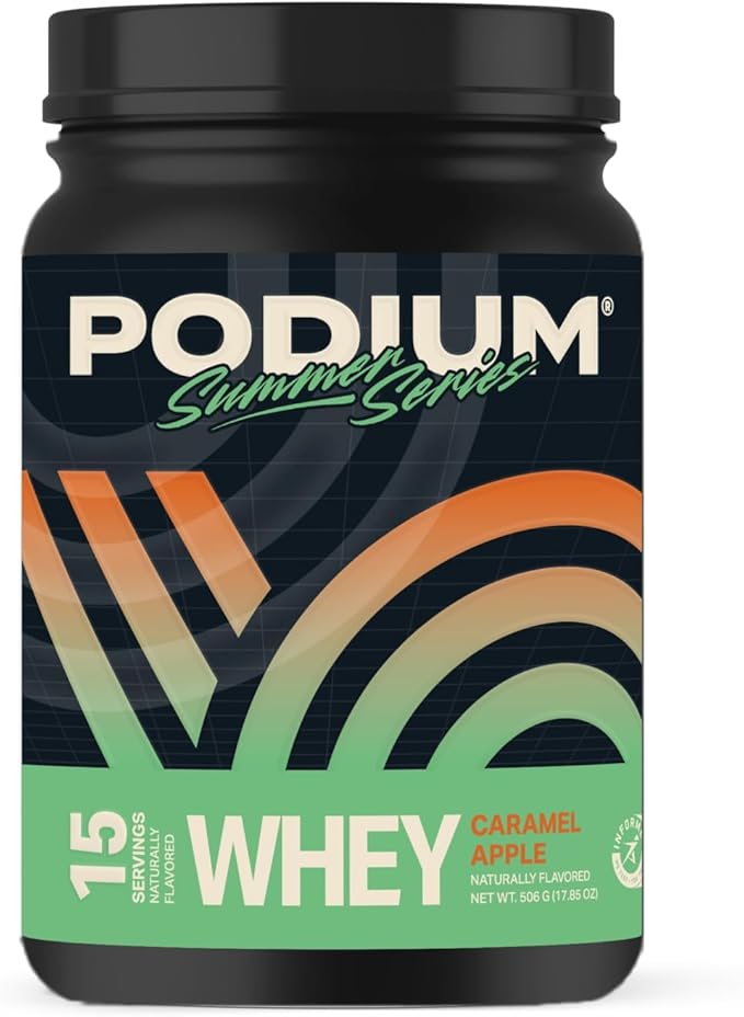 Podium Nutrition Whey Protein Powder Caramel Apple