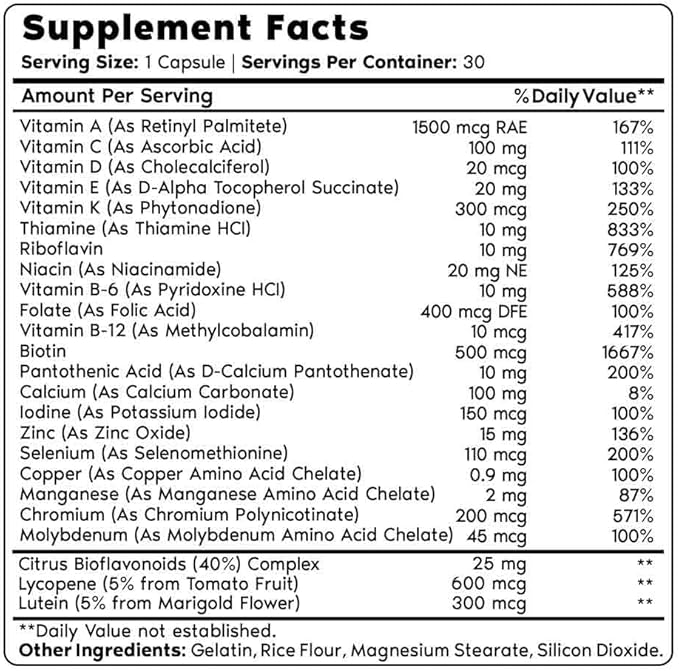 Primal Harvest Multivitamin Greens and Probiotics - Morning Essentials Pack for Daily Nutrition Energy and Gut Health - 3 Pack