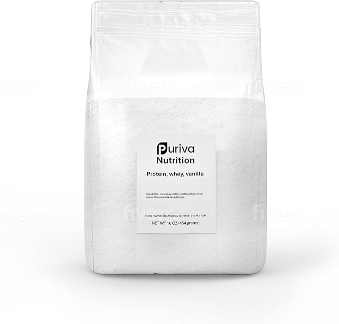 Protein Powder Whey Protein Isolate Vanilla 1 Pound