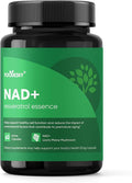 NAD+ Resveratrol Essence Capsules - 5mg NAD+ &amp Lion's Mane Mushroom - Supports Healthy Cell Function &amp Daily Wellness - 60 Active Dietary Capsules (1PCS)