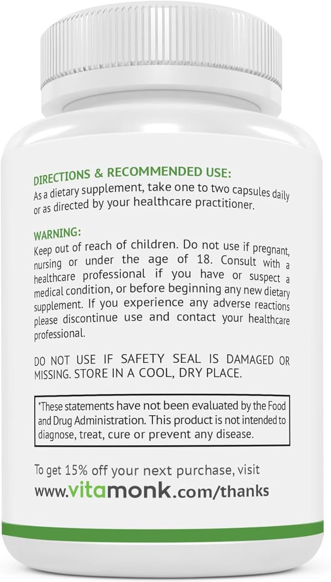 VitaMonk Longevity Duo - Resveratrol &amp Pterostilbene Power Pack
