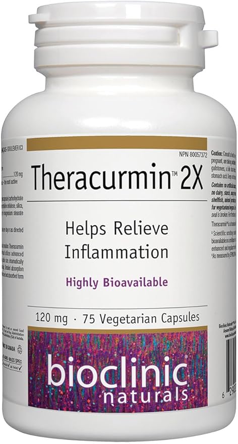 Bioclinic Naturals - Theracurmin 2X 120mg 75 V-Caps