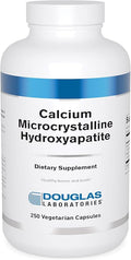 Douglas Laboratories Calcium Microcrystalline Hydroxyapatite - Teeth &amp Bone Health Support* - with Calcium &amp Phosphorus Micronutrients - Dietary Supplements - 250 Vegetarian Capsules