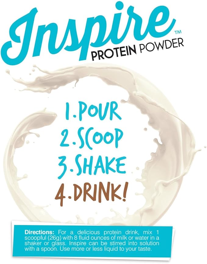 Bariatric Eating Inspire Strawberry White Chocolate 20g Whey Protein Isolate Powder (20 Servings)