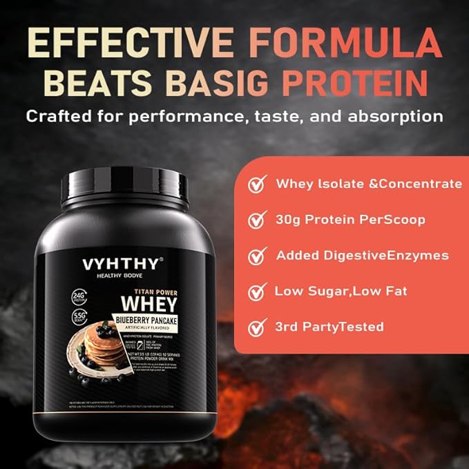 Grapefruit Flavored Whey Protein Powder24g Protein per Serving Fast-Absorbing Concentrated whey Protein Low Sugar Gluten-Free Natural Flavor3.5lbs(56oz)