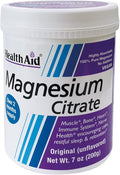 Magnesium Citrate Powder – 200g (Approx. 80 Servings) | High Absorption Magnesium for Muscle Nerve &amp Electrolyte Support – Unflavored Easy Mix