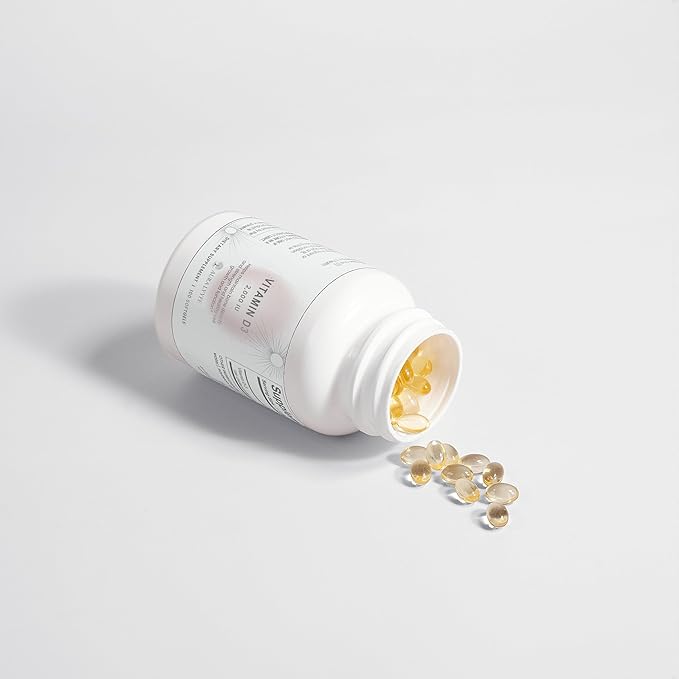 Vitamin D3 100 Softgels – Supports Bone &amp Teeth Health | Daily Energy &amp Immune System Support | Gluten-Free Supplement Made in USA