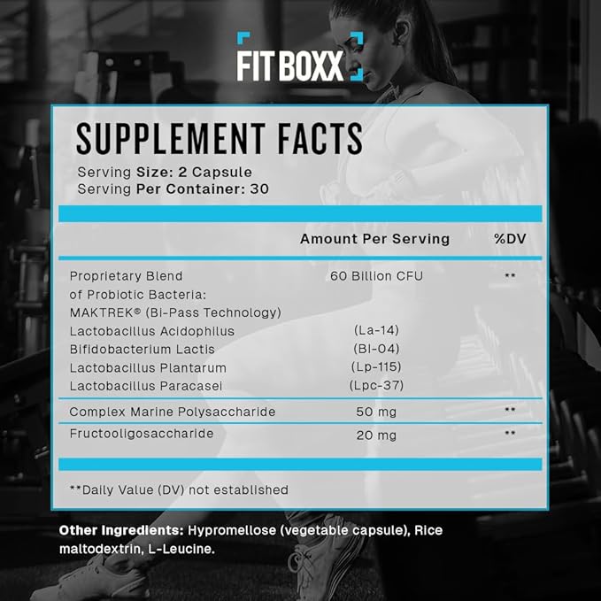 VitalMatrix Daily Probiotic | 60 Billion CFU | Digestive Immune &amp Women’s Microbiome Support | Advanced Delivery | 30 Day Supply
