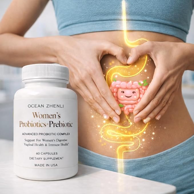 Women’s Probiotics + Prebiotic Supplement – 60 Capsules