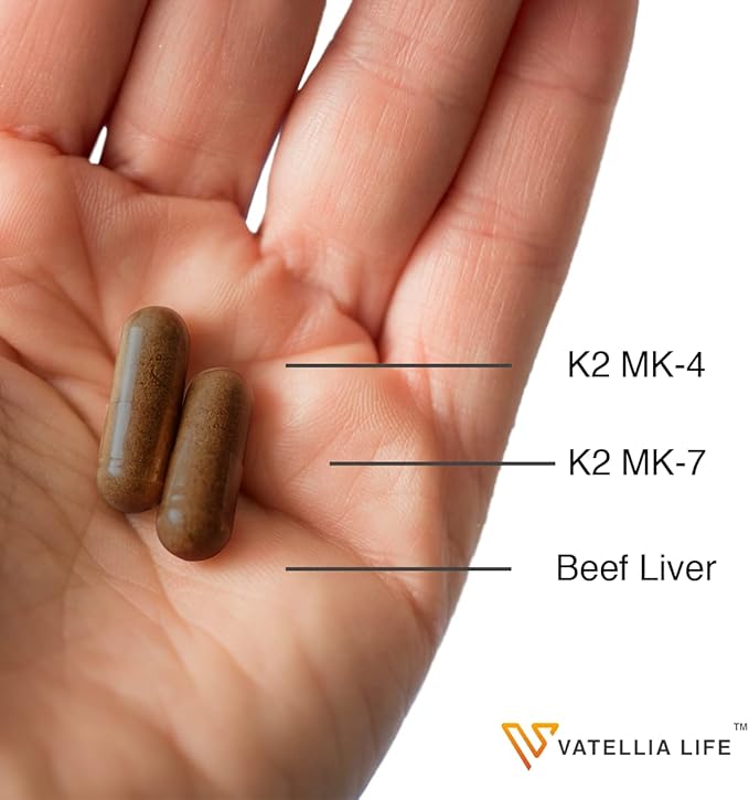 Vatellia Life New from Kale Buster | Ultimate Joint Support | Increased Energy | Decreased Brain Fog | Loaded with Vitamin K2 | Better Than Kale | Dave Asprey’s Favorite |120 Capsules (60Day Supply)