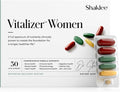 Shaklee -Vitalizer Women - Advanced Nutrition - Prenatal/Postnatal Multivitamin with Omega-3 Probiotics and More - Supports Heart Joint Immune Bone Digestive and Energy - 30 Vita-Strips®