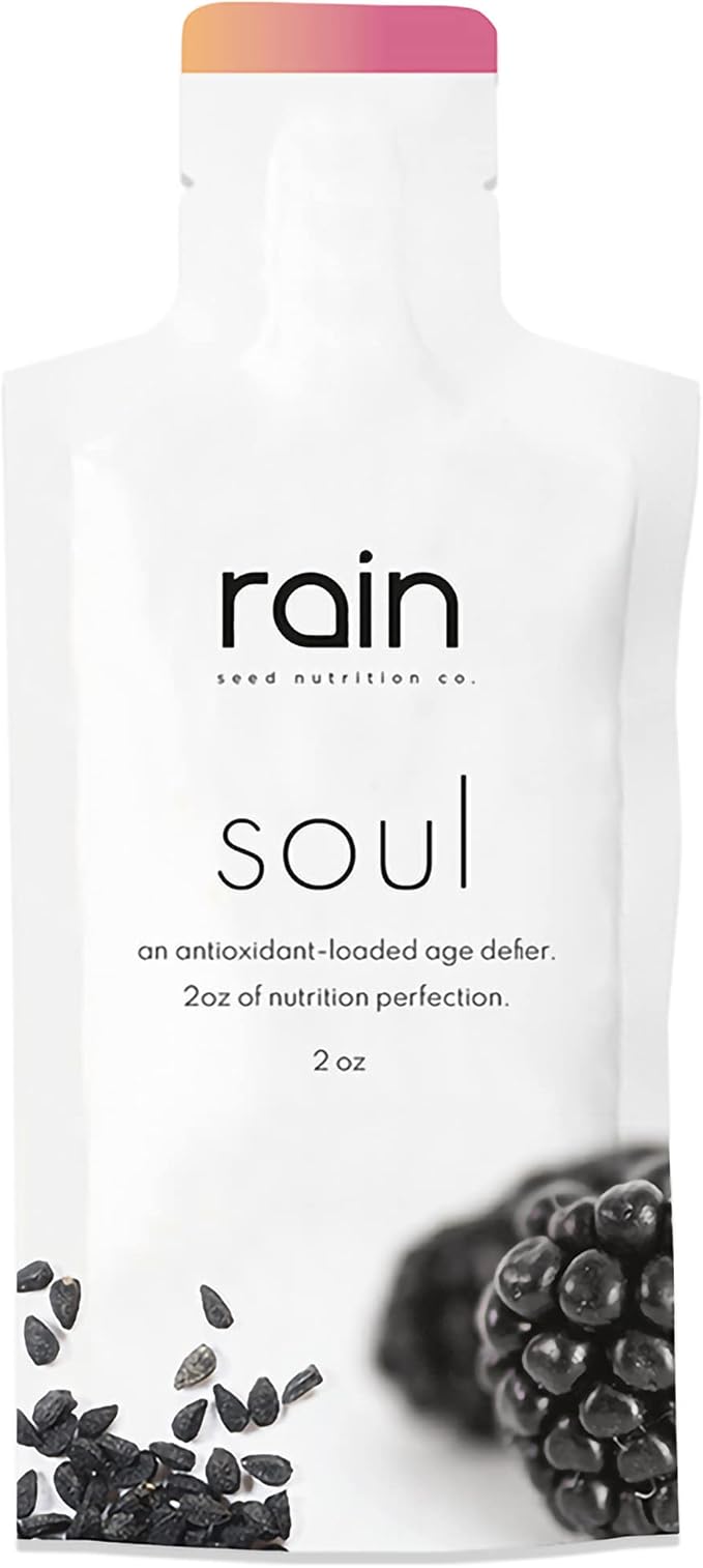 Rain - Soul - Super Supplement with Powerful Nutrients &amp Vitality-Boosting Ingredients for Wellness &amp Immune Support - 1 Box (30 Pouches)