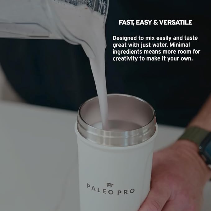 Paleo Pro 26G Beef Protein Powder - Pack of 2-30 Days Supply - Grass Fed Protein Powder Isolate - Pure Animal Based Pastured | Dairy &amp Gluten Free Natural &amp Clean Proteins for Paleo &amp Ket