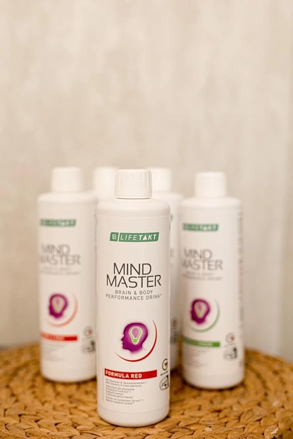 LR Health&ampBeauty Lifetakt Mind Master Formula Red and Green Every Day Natural Treatment Women Men - Set of 5 x 500 ml./16.9 fl.oz.