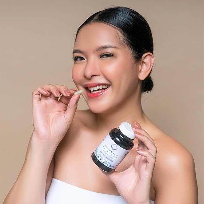 Relumins Premium Gift Glow Set – Collagen Blueberry Glutathione 1000mg &amp Vitamin C with Rose Hips – 3-in-1 Beauty &amp Wellness Kit for Daily Hydration Antioxidant Support