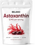 Astaxanthin 12mg Rovina Astaxanthin Supplements Softgels Supports Immune System Skin Eye and Joint Health for Daily Wellness Easy-to-Swallow Non-GMO Gluten Free 120 Softgels
